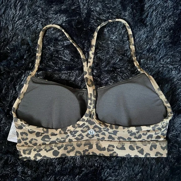 NWT Lululemon Flow Y Bra True Leopard Various Sizes - Picture 4 of 5